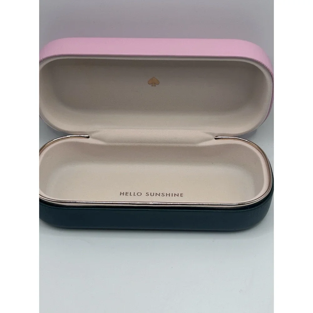 Kate Spade  Authentic Hard Clamshell Eyeglasses Case - Pink